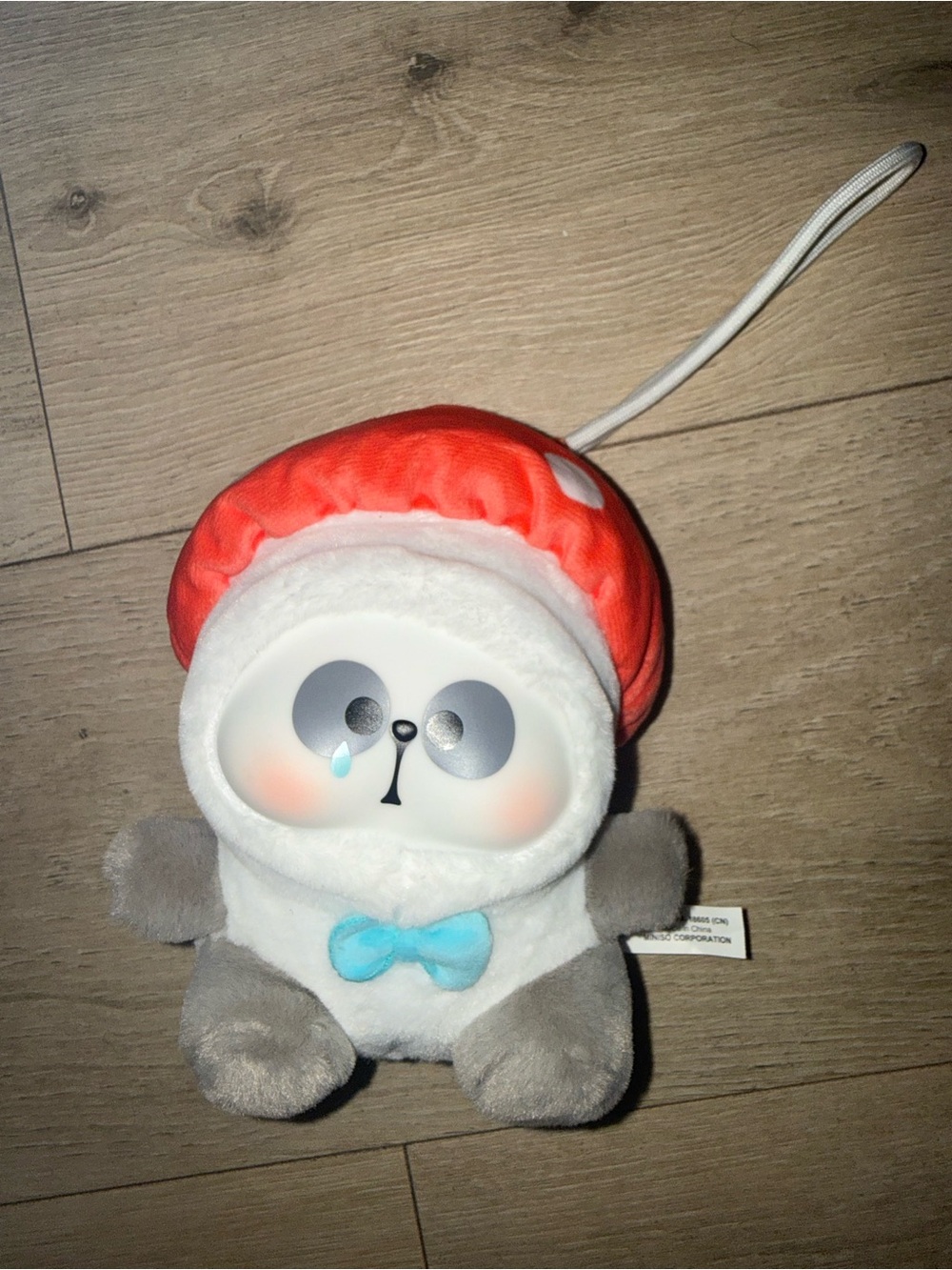 Mr. Pa Panda Escaped Vegetable Series “So Lonely” Mushroom Vinyl Plush Keychain
